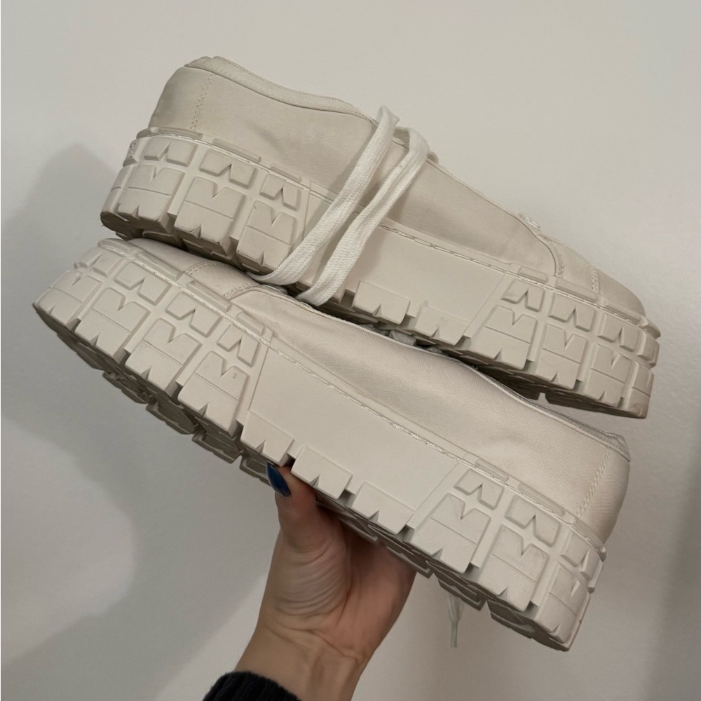 White sneakers